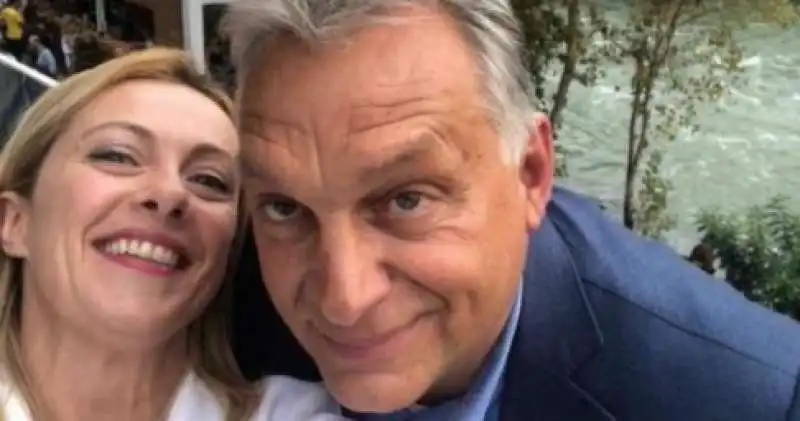 giorgia meloni e viktor orban