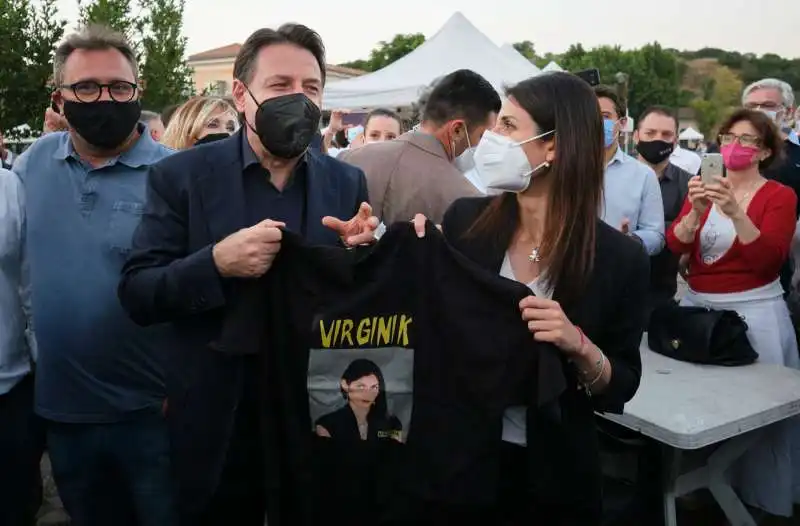 giuseppe conte virginia raggi 2