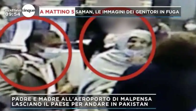 I GENITORI DI SAMAN ABBAS IN FUGA A MALPENSA 1