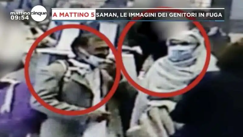 I GENITORI DI SAMAN ABBAS IN FUGA A MALPENSA