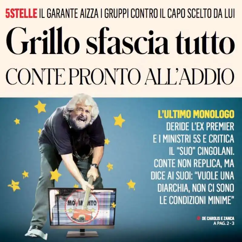 IL FATTO QUOTIDIANO CONTRO BEPPE GRILLO