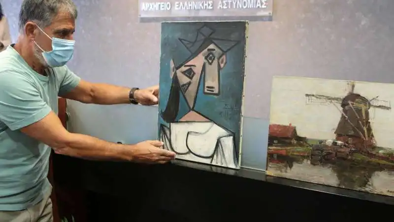 il picasso e il mondrian rubati e ritrovati in grecia 2