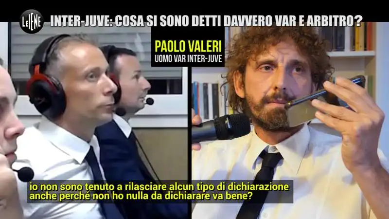 il servizio de le iene su inter juventus   paolo valeri