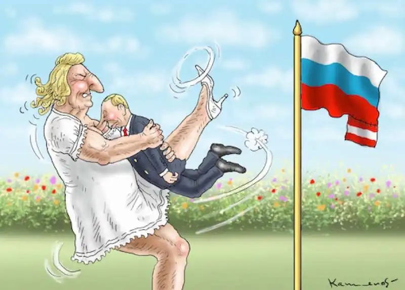 karin kneissl e vladimir putin 7