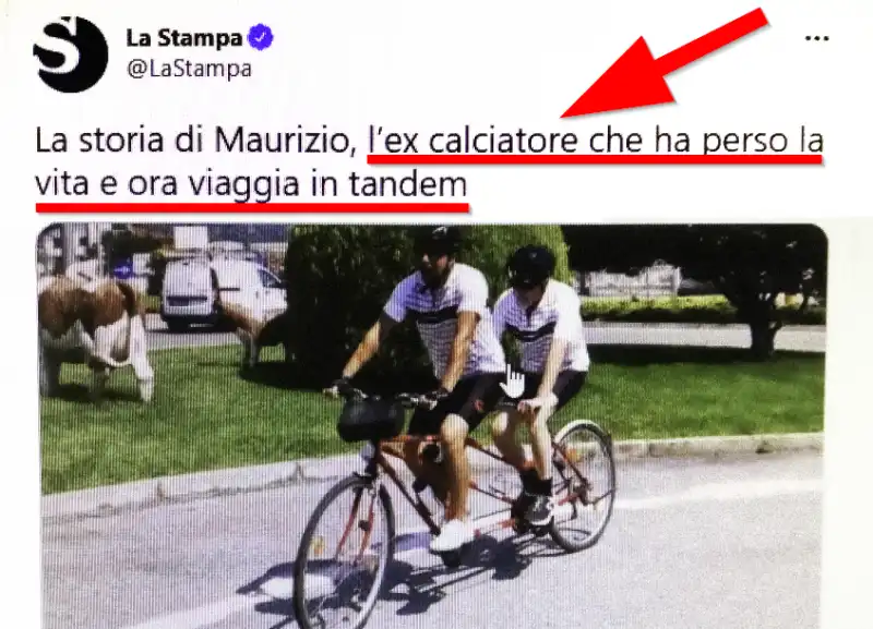 La Stampa in tandem col morto