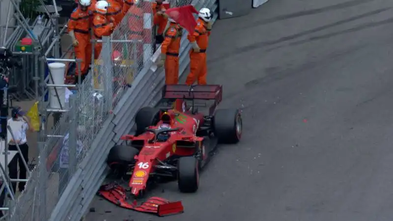 LECLERC INCIDENTE MONACO