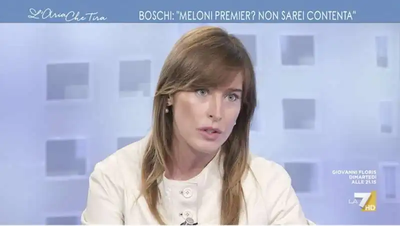 maria elena boschi a l'aria che tira 1