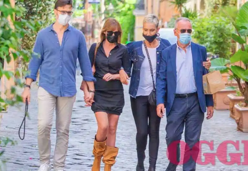 maria elena boschi e giulio berruti con i genitori di lui 11