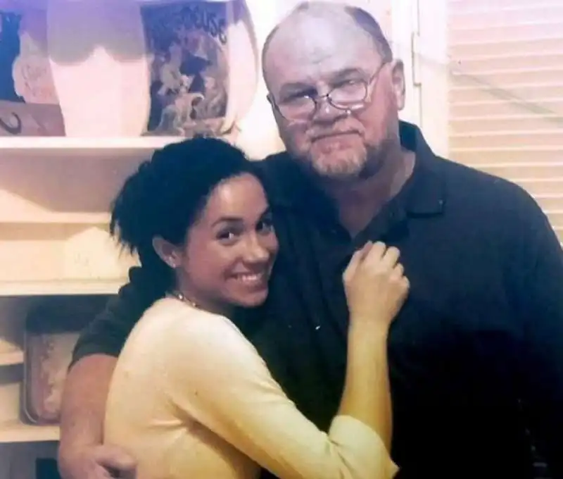 meghan markle  e il padre