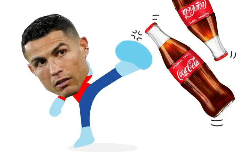 meme cristiano ronaldo coca cola