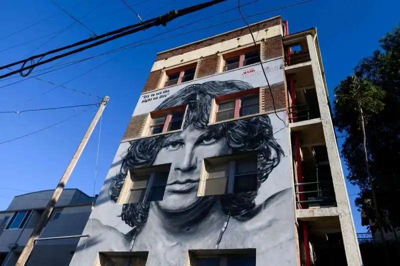 Murales di Jim Morrison in California