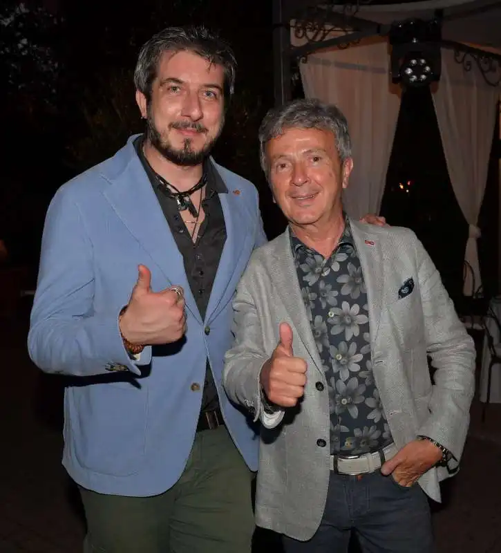 paolo ruffini e pupo  foto di bacco