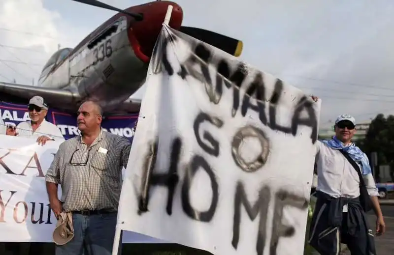 proteste in guatemala contro kamala harris  2