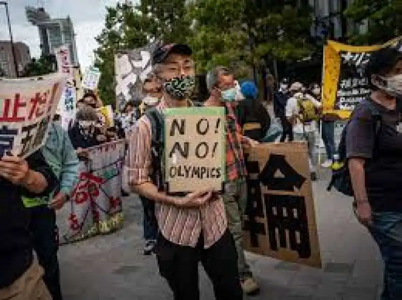 proteste tokyo 2020 2