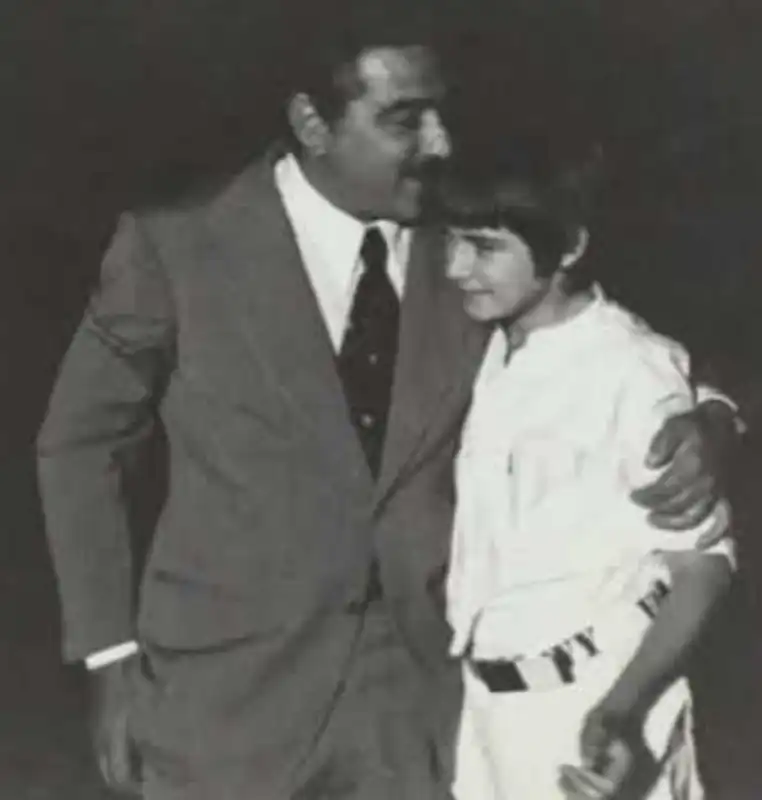 renzo montagnani con il figlio