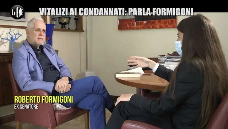 ROBERTO FORMIGONI A LE IENE