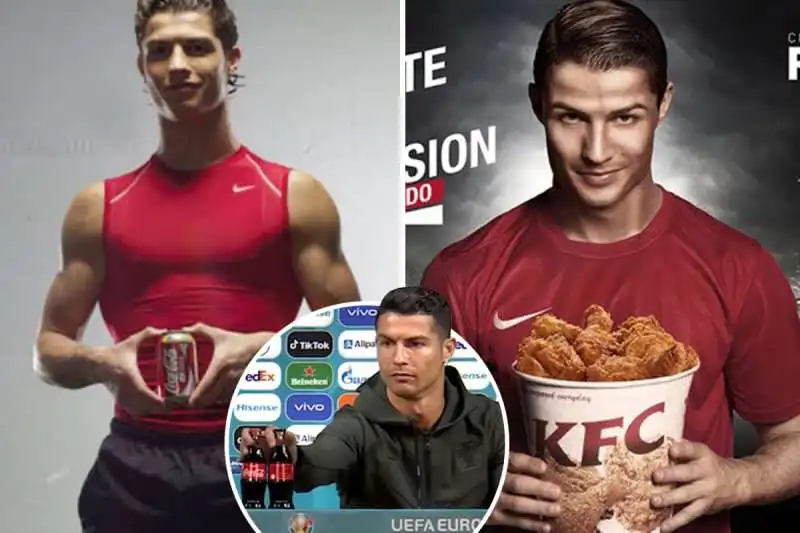 ronaldo testimonial per kfc e coca cola 