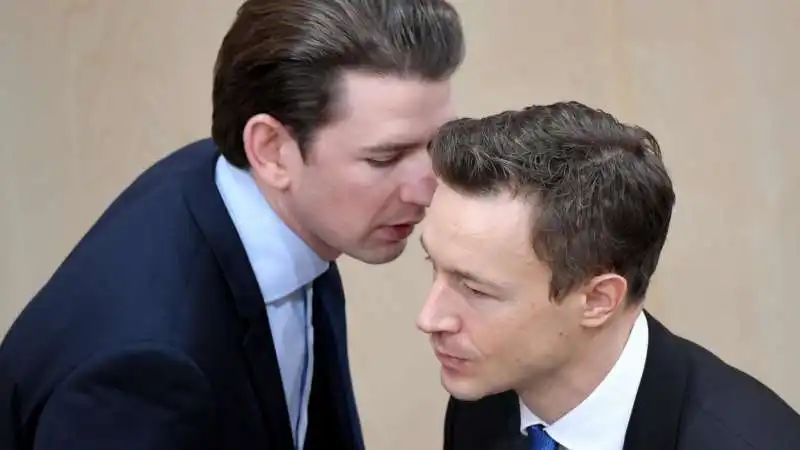 sebastian kurz E gernot blumel