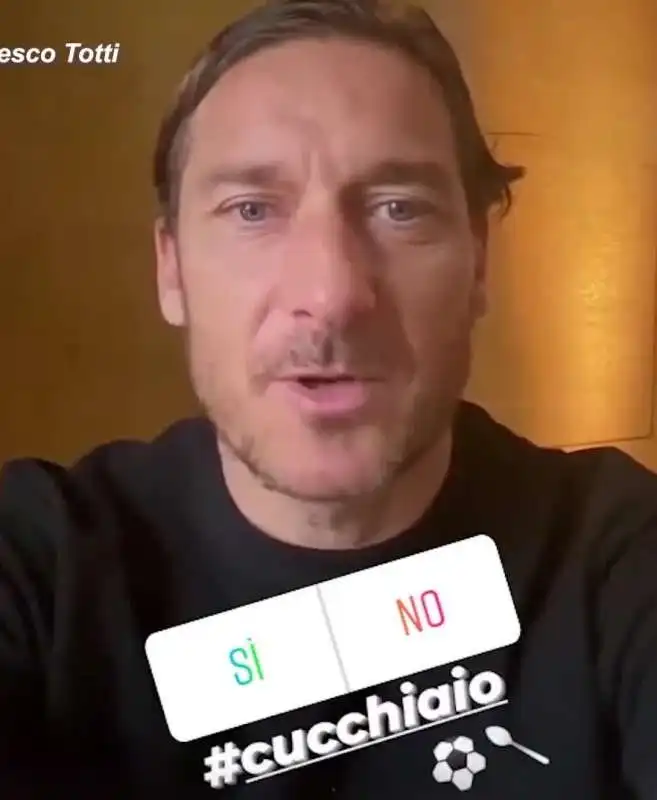 totti su instagram