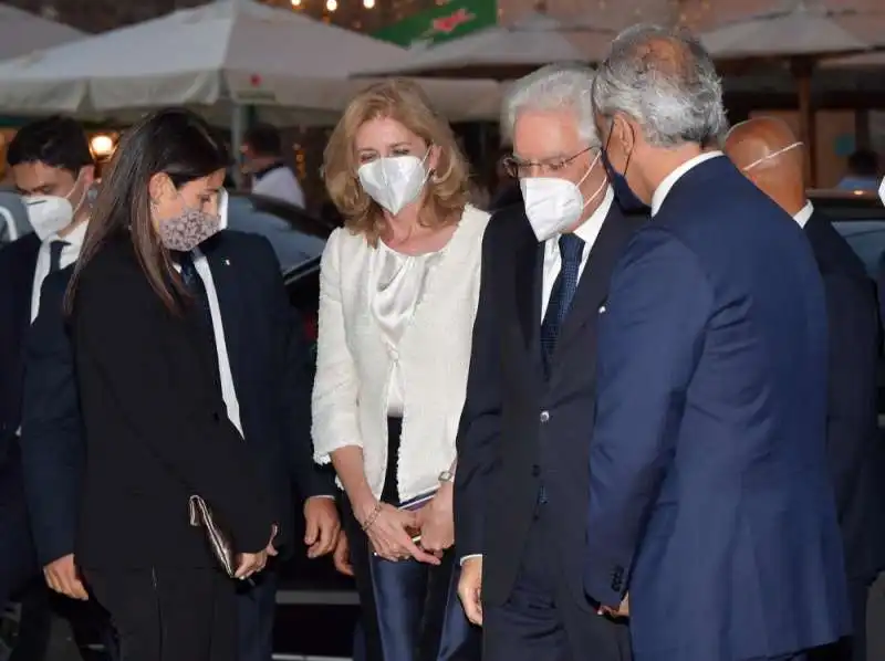 virginia raggi laura e sergio mattarella  foto di bacco