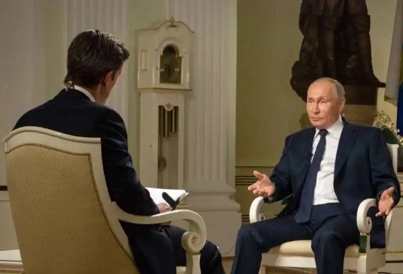 Vladimir Putin intervistato dalla Nbc