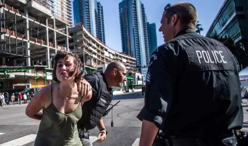 arresto manifestante pro aborto a los angeles 9