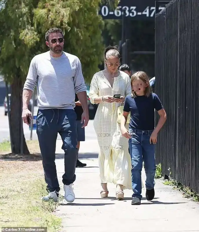 Ben Affleck, Jennifer Lopez e Samuel