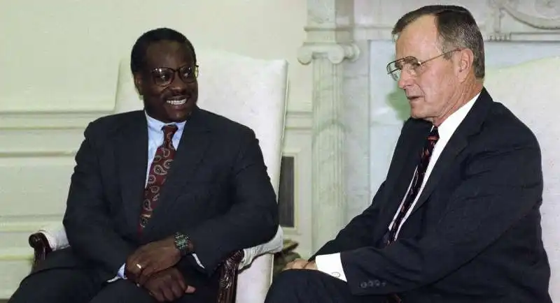 clarence thomas george bush senior 