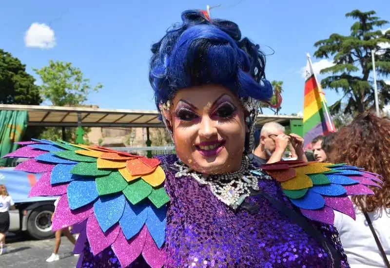 drag quenn al roma pride 2022  foto di bacco