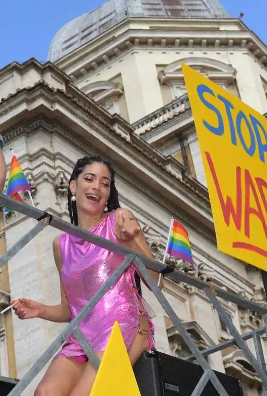 elodie al roma pride  2022  foto di bacco (3)