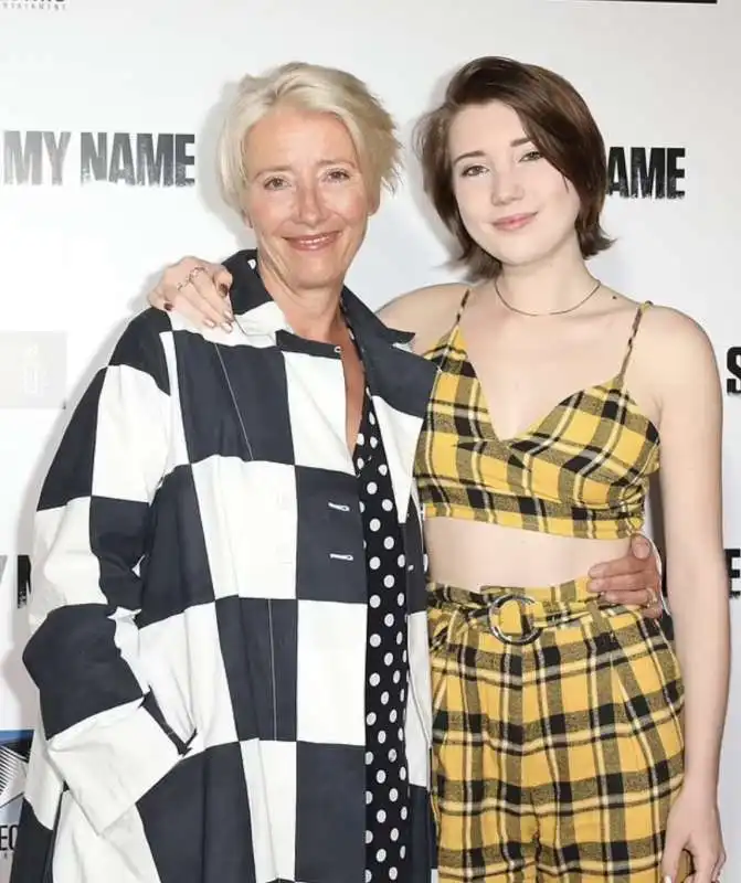 emma thompson con la figlia gaia romilly wise