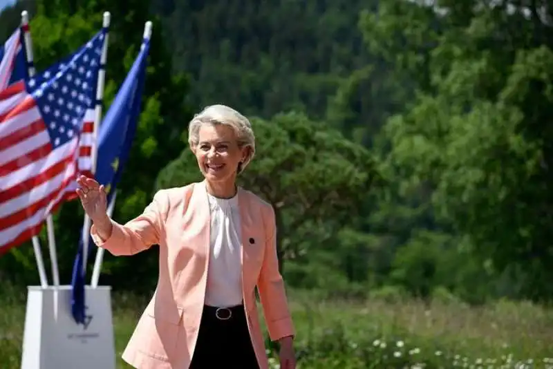 g7 in germania   ursula von der leyen