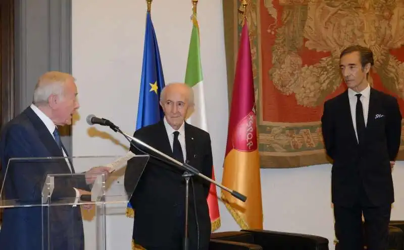 gianni letta  giulio maira  stanislao rizzo  foto di bacco