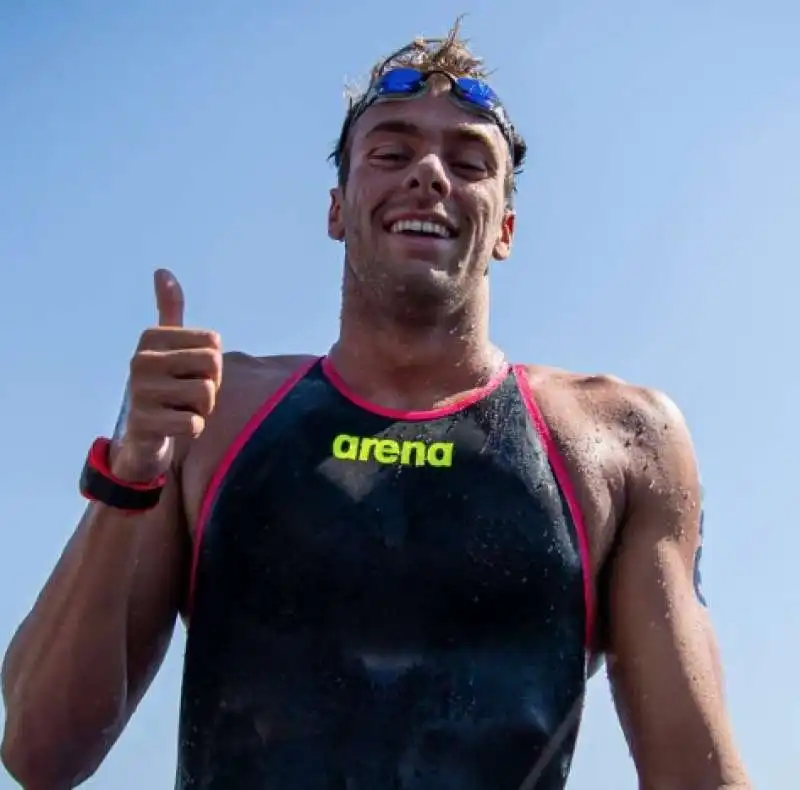 gregorio paltrinieri oro nei 10 km di nuoto a budapest 2