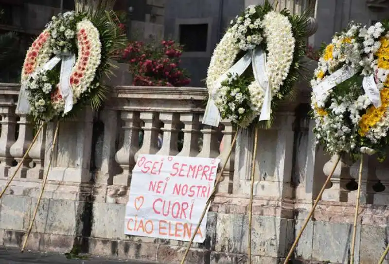 i funerali di elena a catania