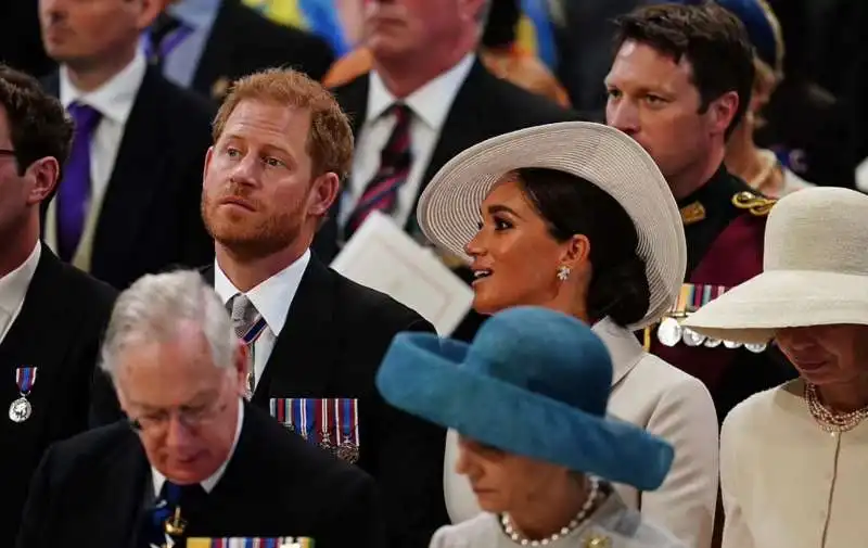 il duca e la duchessa di sussex a st paul, londra