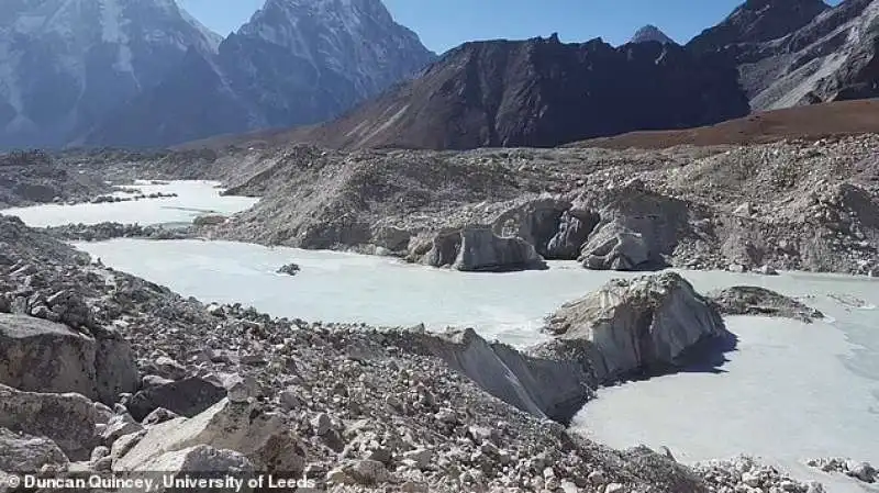 Il ghiacciaio del Khumbu