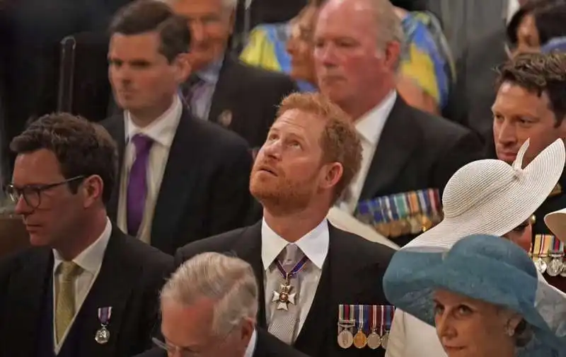 il principe harry nella cattedrale di st paul