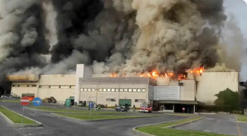 incendio impianto malagrotta