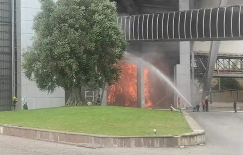 incendio impianto malagrotta