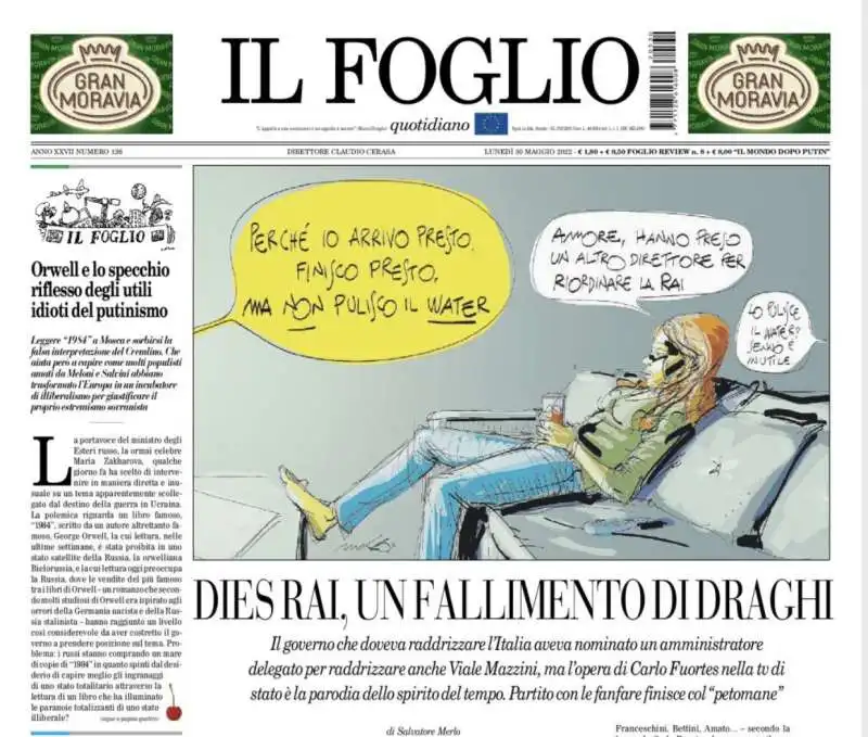 L ARTICOLO DEL FOGLIO CONTRO FUORTES 