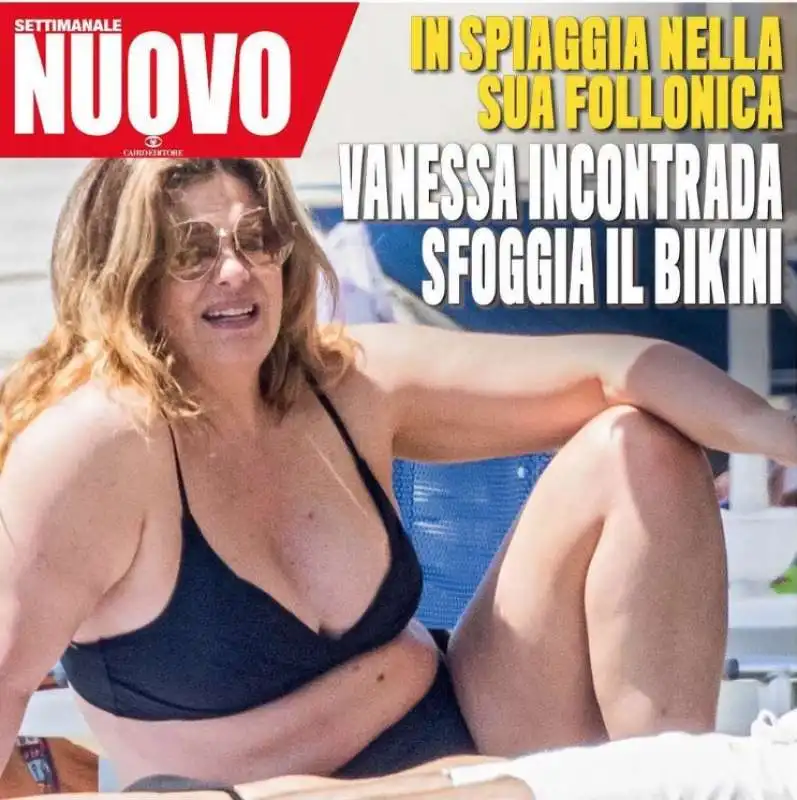 la copertina di nuovo su vanessa incontrada