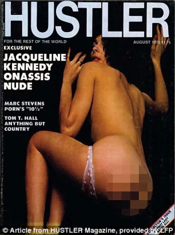 larry flynt hustler jackie kennedy onassis nude