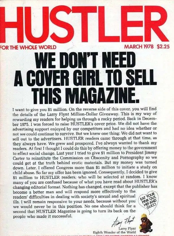 larry flynt hustler marzo 1978