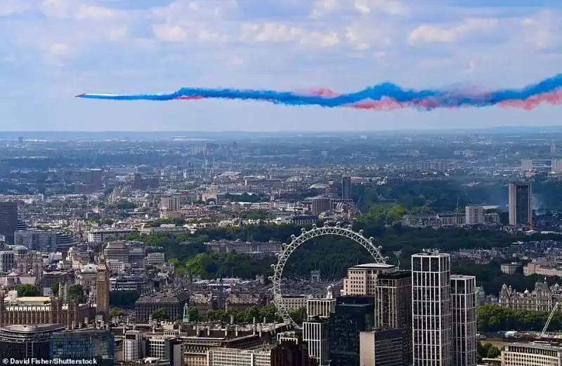 le frecce rosse sopra londra