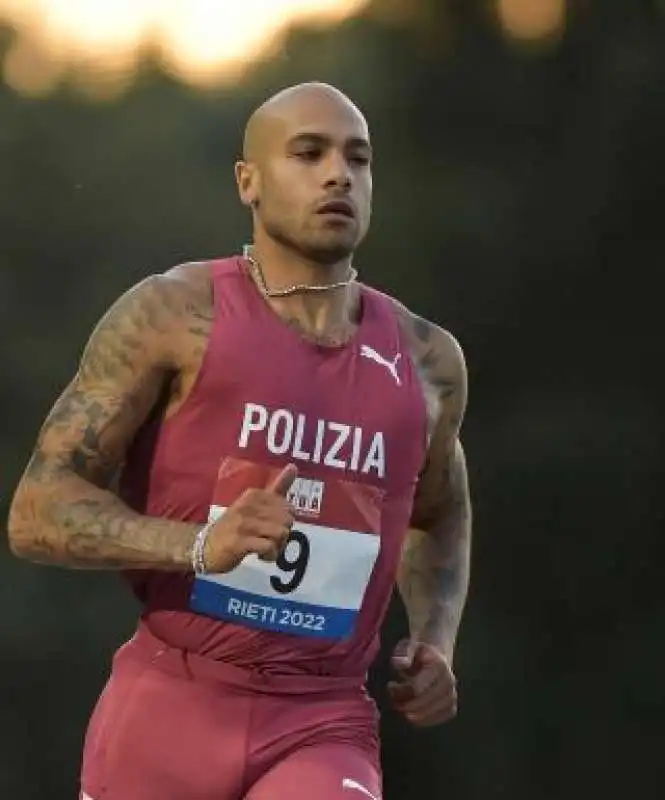 MARCELL JACOBS AI CAMPIONATI ITALIANI DI RIETI 