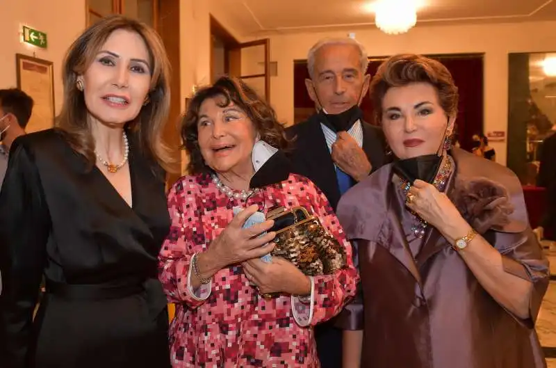 maria pia ruspoli  nicoletta odescalchi  cristiana paoletti del melle  enrico oriani  foto di bacco