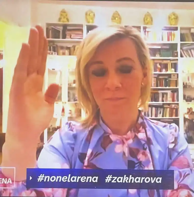 maria zakharova ospite di giletti 