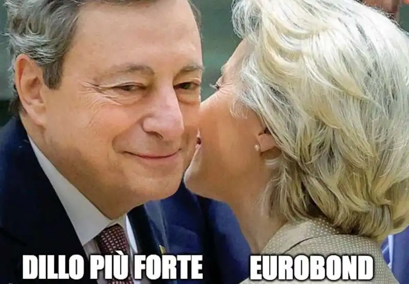 MARIO DRAGHI URSULA VON DER LEYEN MEME 