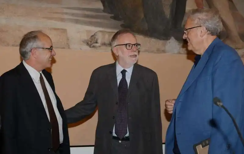 massimo franco  andrea riccardi  stefano folli  foto di bacco